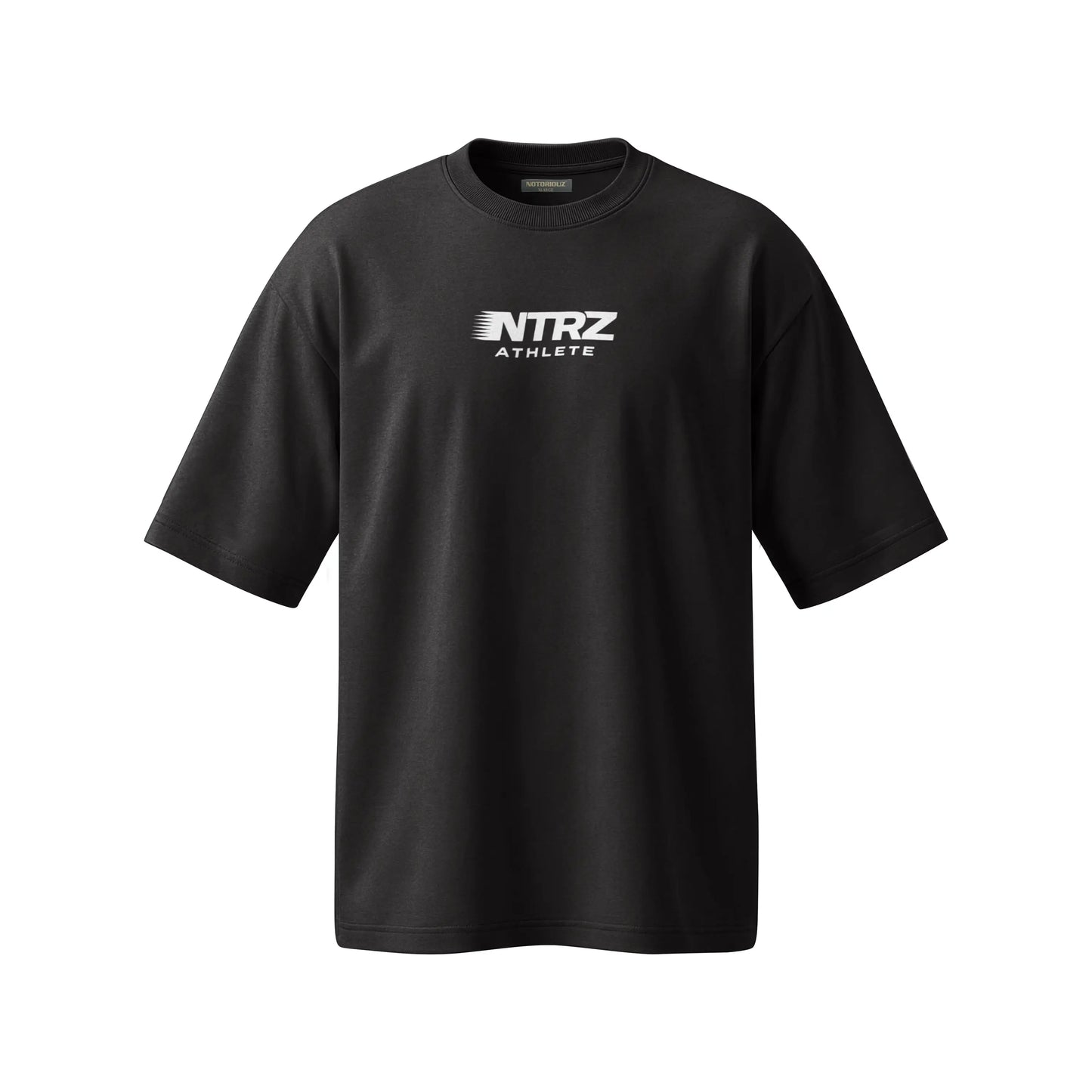 ATHLETE OVERSIZED TEE BLACK WHITE