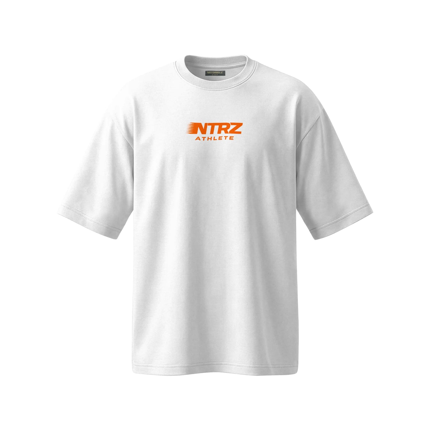 ATHLETE OVERSIZED TEE WHITE ORANGE