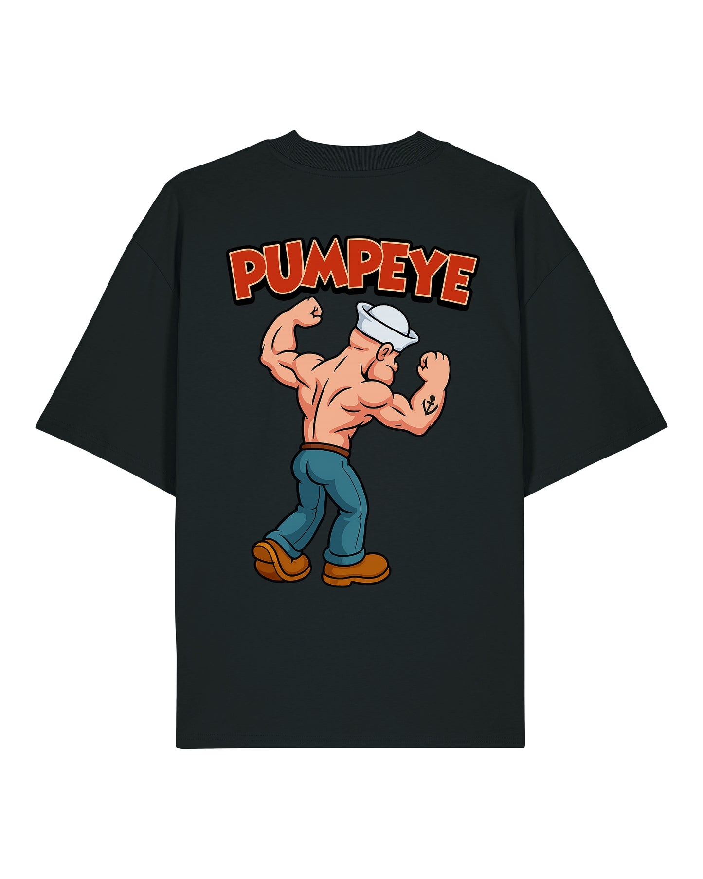 Pompeye (Back Print) Oversized Shirt / GhostGym Athletics