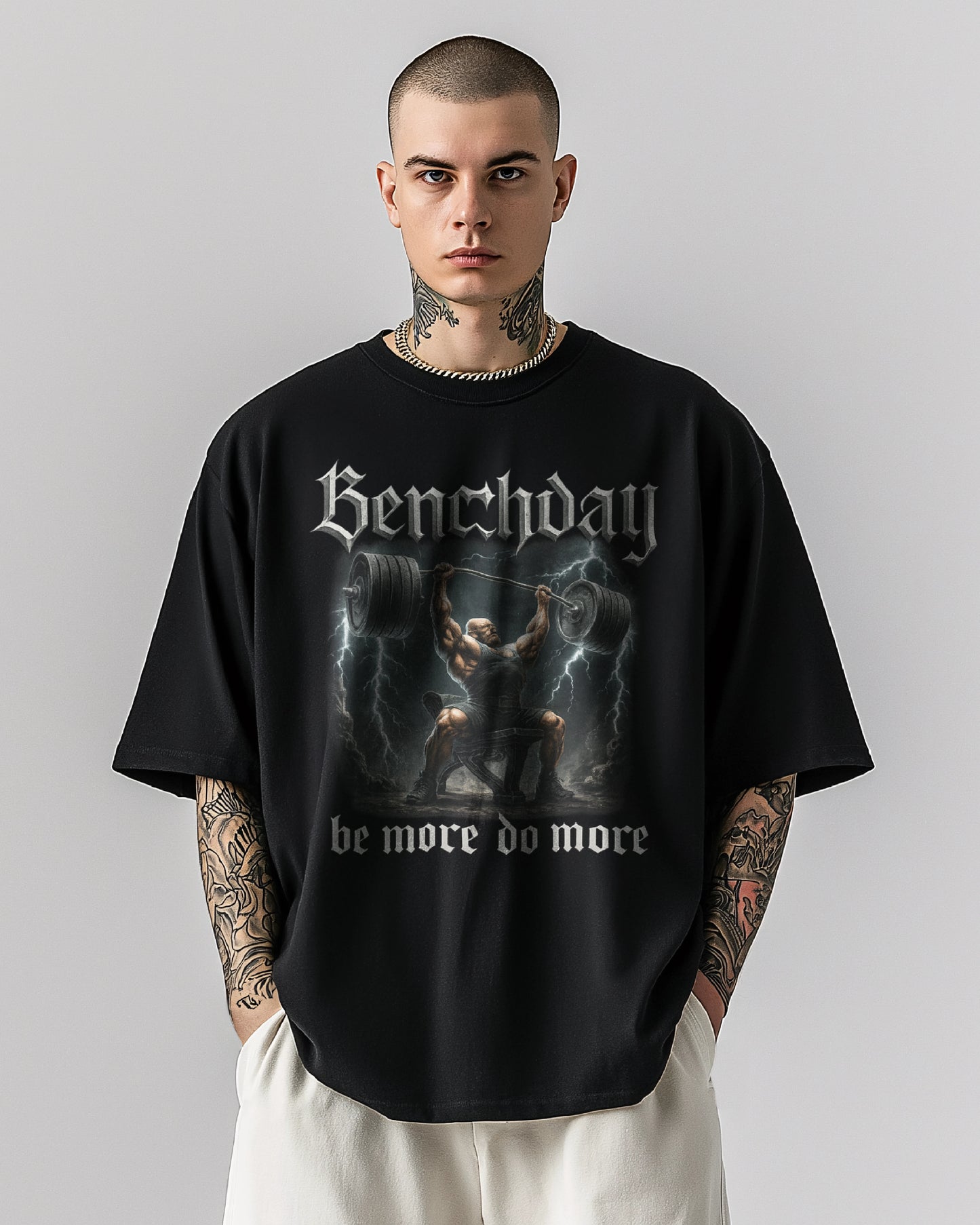 Benchday Oversized Shirt / GhostGym Athletics