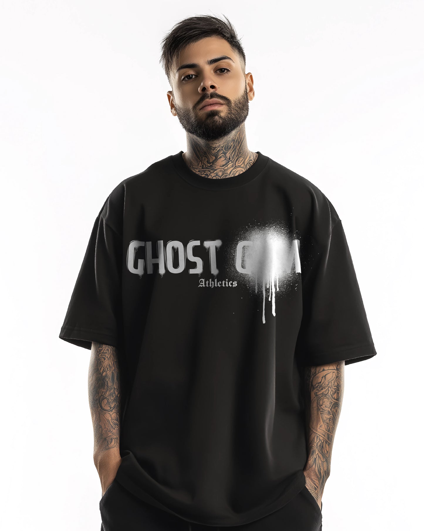 GhostGym Spray Oversized Shirt / GhostGym Athletics