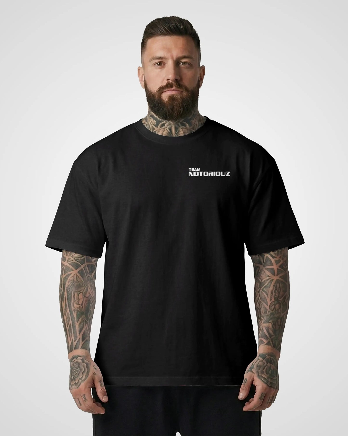 LOGO OVERSIZED TEE BLACK