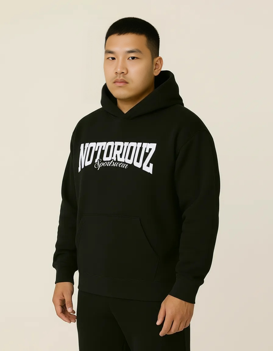 Push Pull Legs Basic Oversized Hoodie | Notoriouz Sportswear