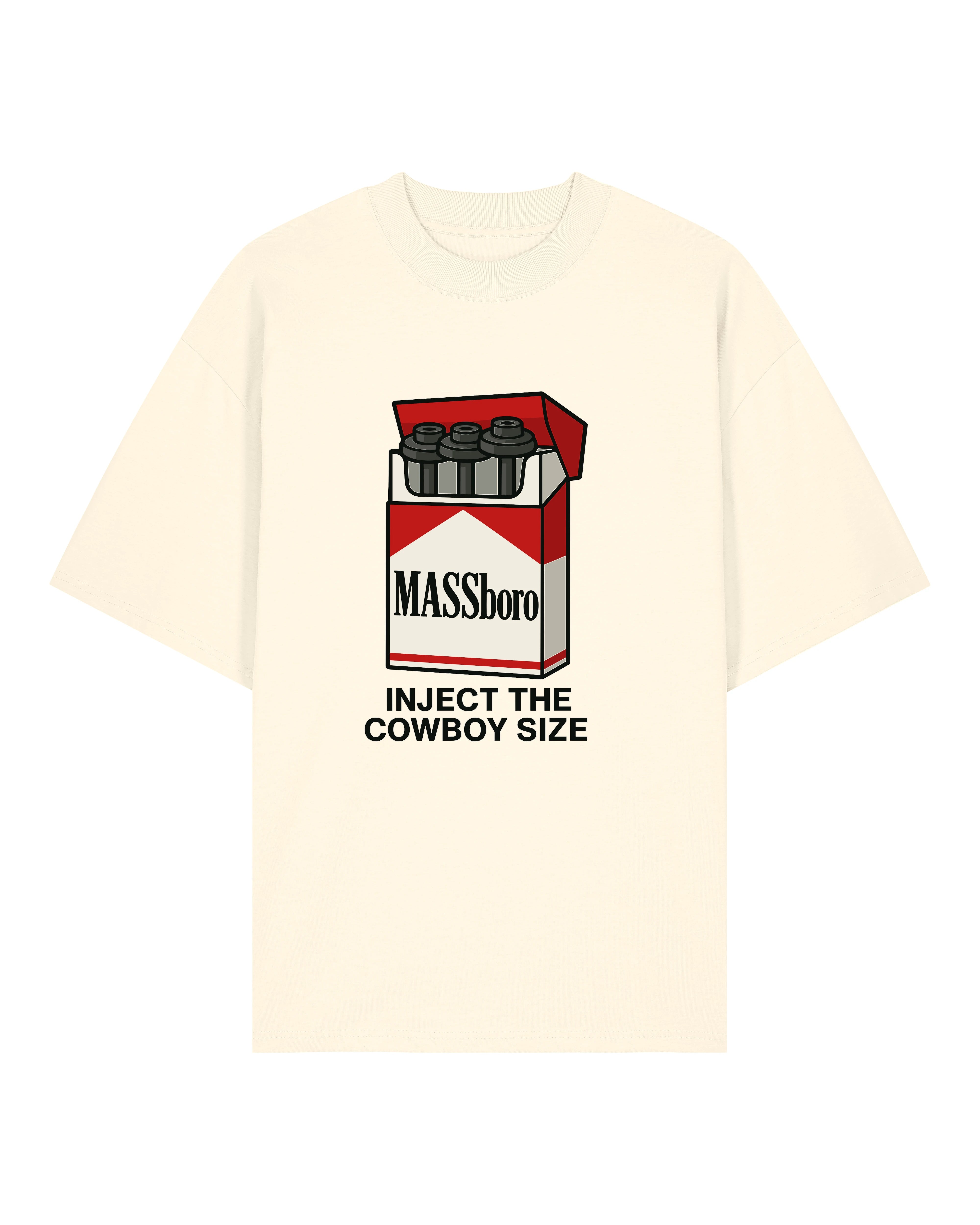 MASSboro Oversized Pumpcover Shirt | GhostGym