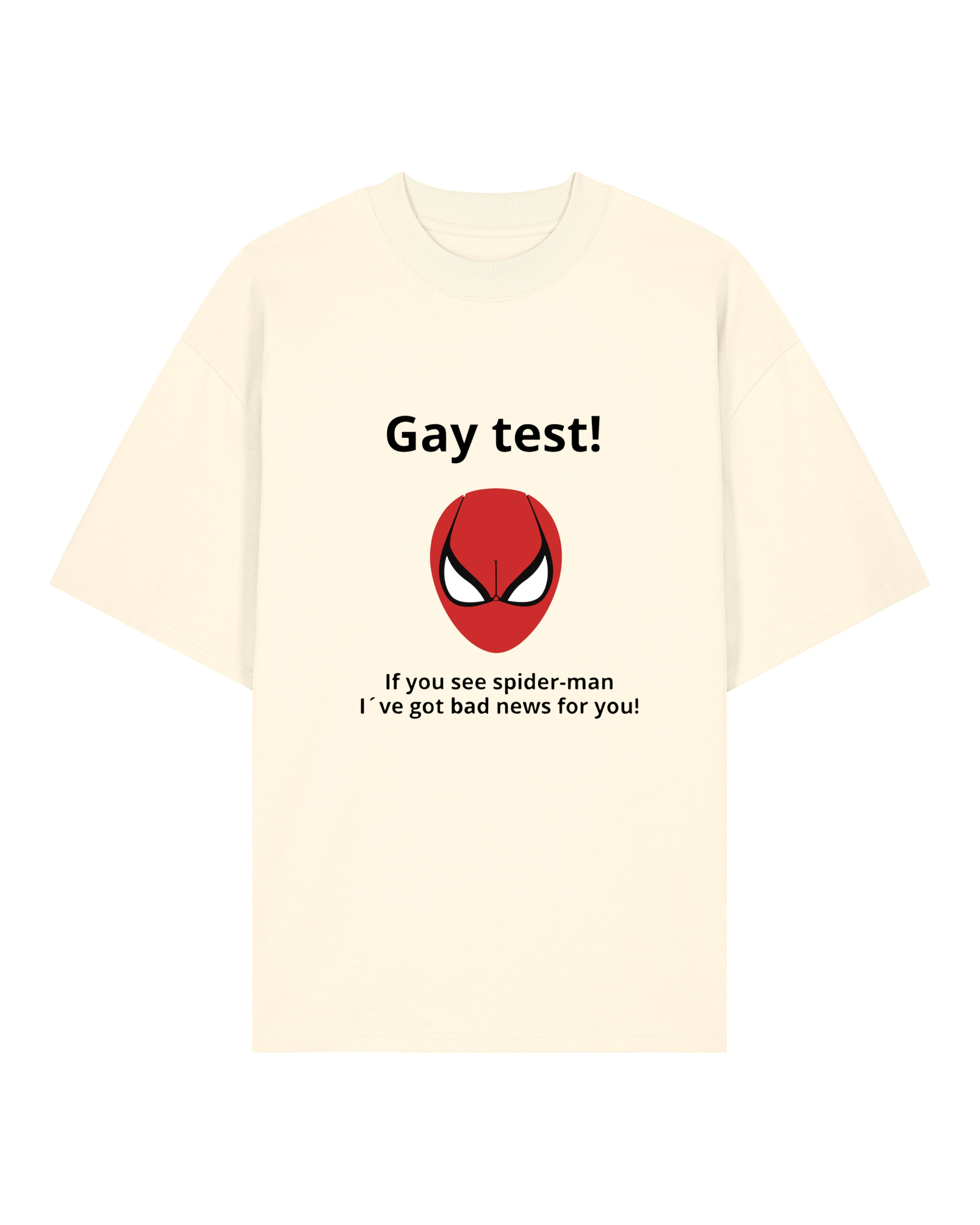Gay Test Oversized Shirt – Lustiges Shirt Unisex | Teeflix