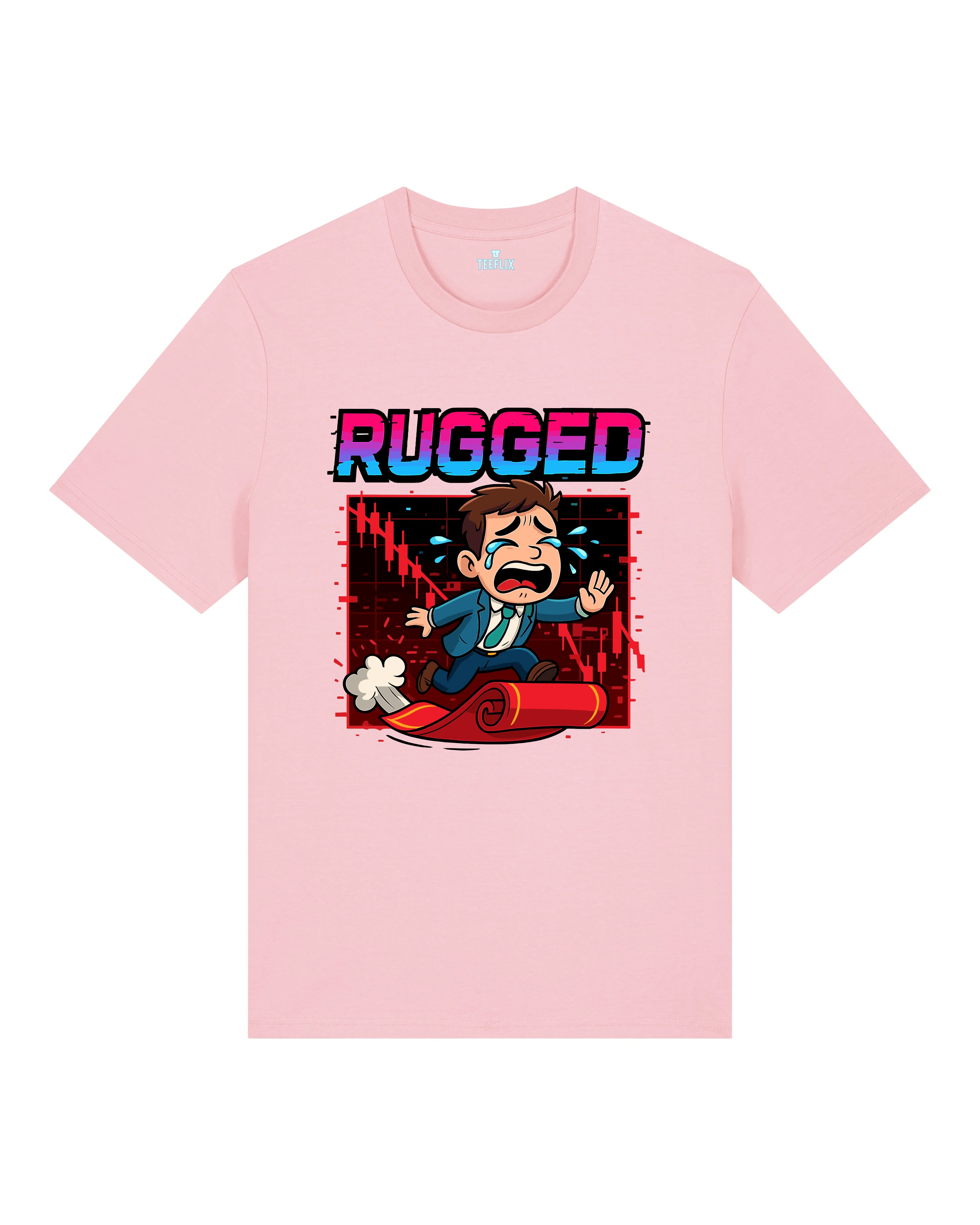 Rugged Crypto Meme Shirt Bitcoin Trading | Teeflix