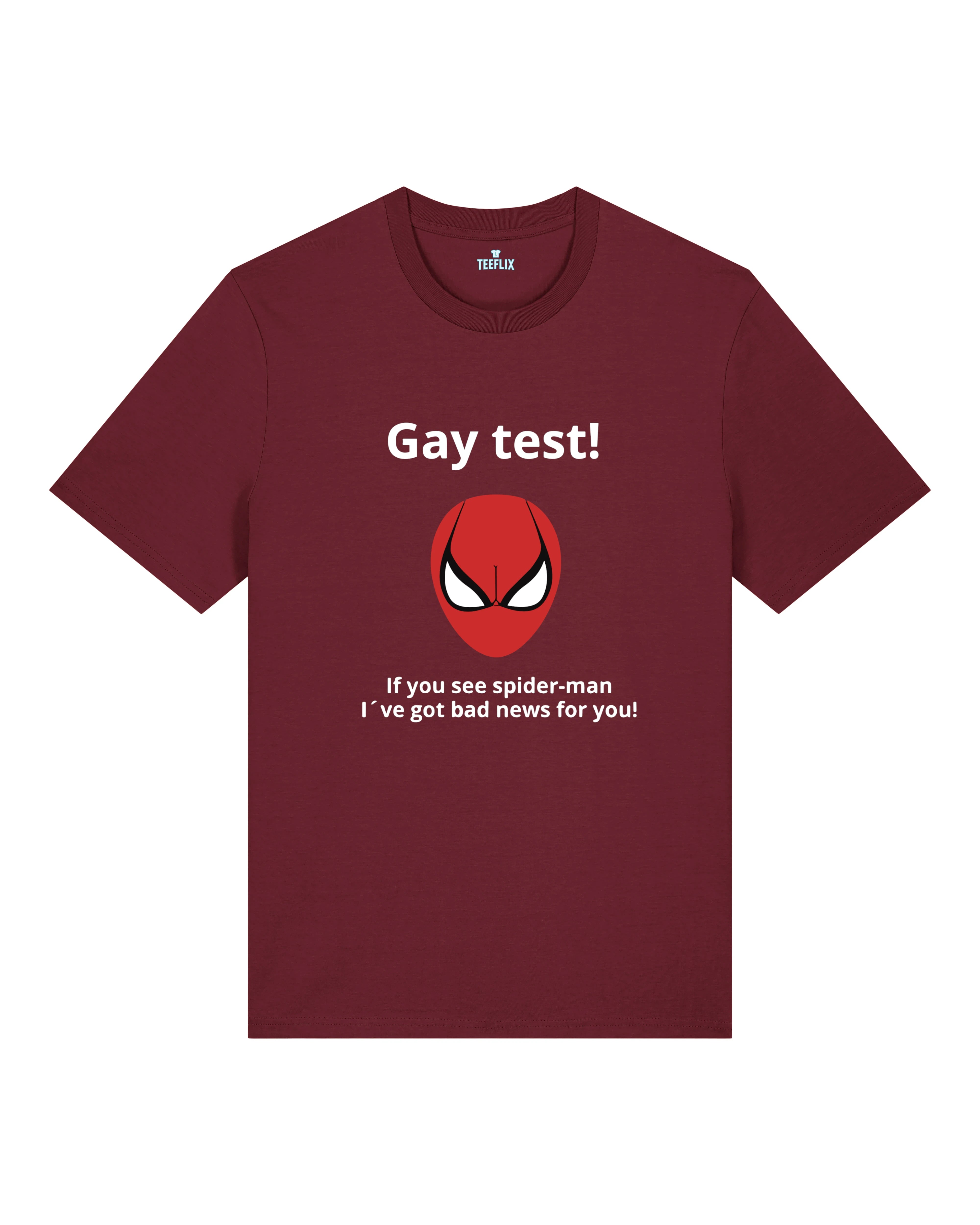 Gay Test T-Shirt – Lustiges Spider Design Shirt | Teeflix