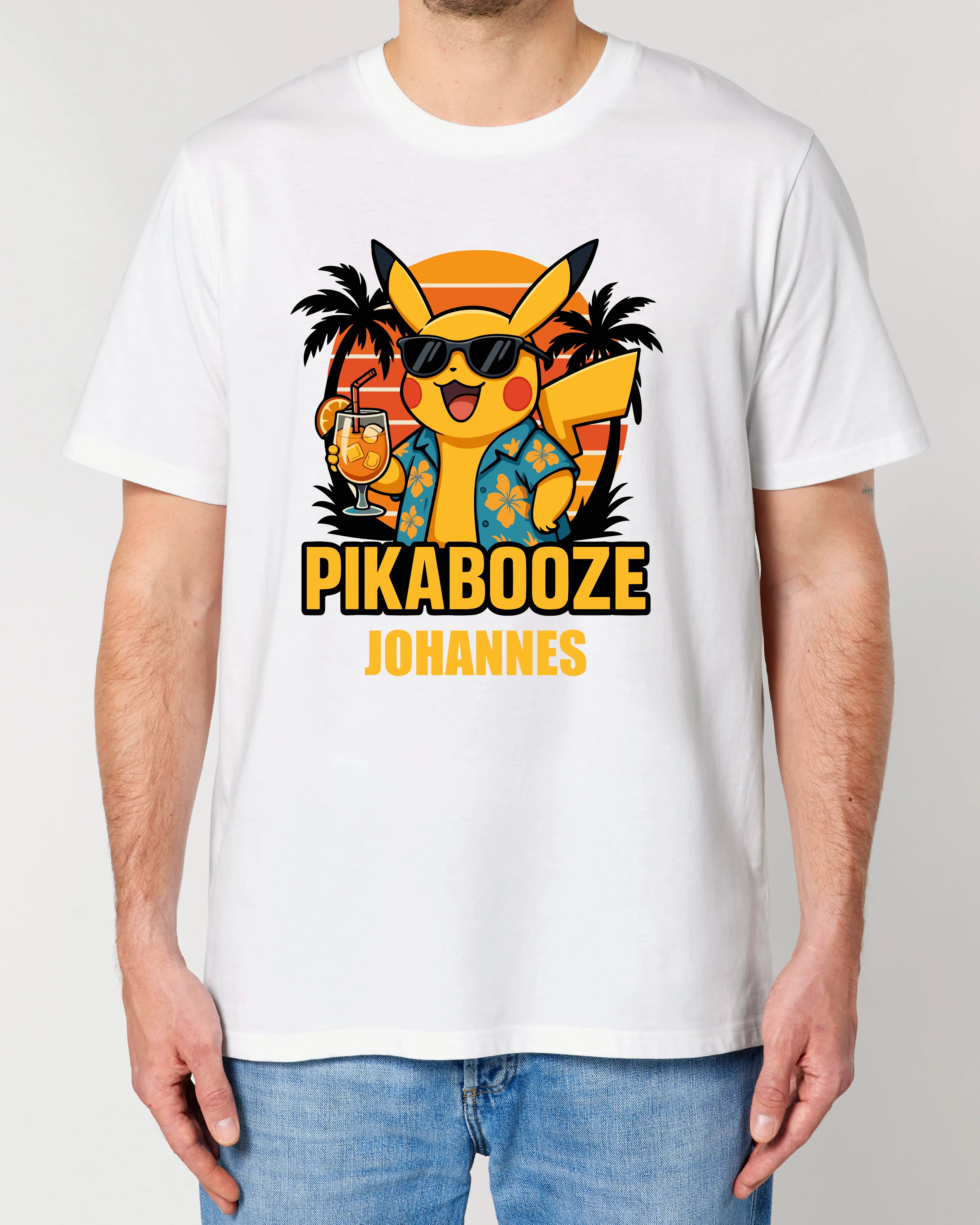 Lustiges JGA Shirt Pikabooze personalisierbar | Teeflix