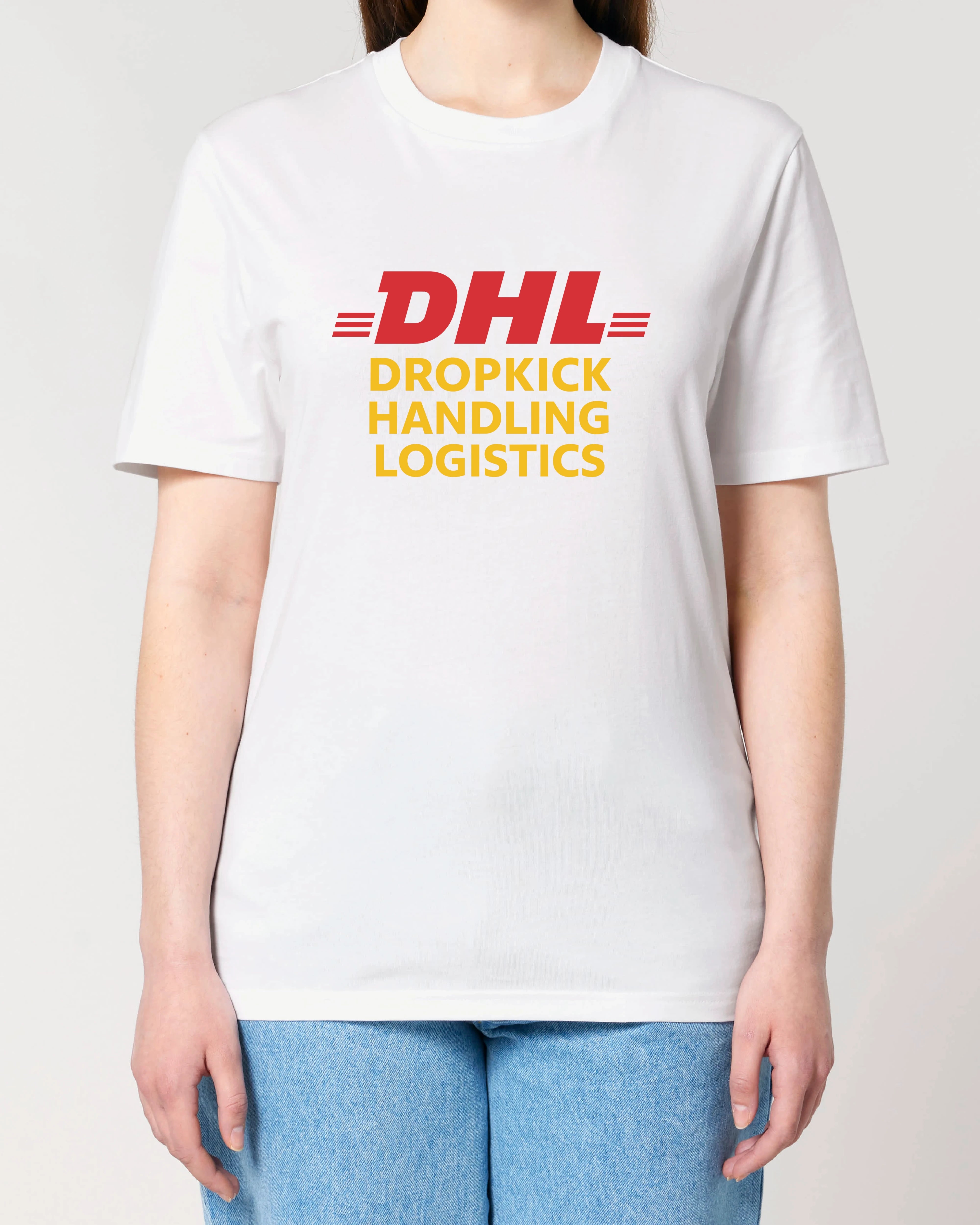 DHL Parodie Dropkick Handling Logistics Lustiges Shirt | Teeflix