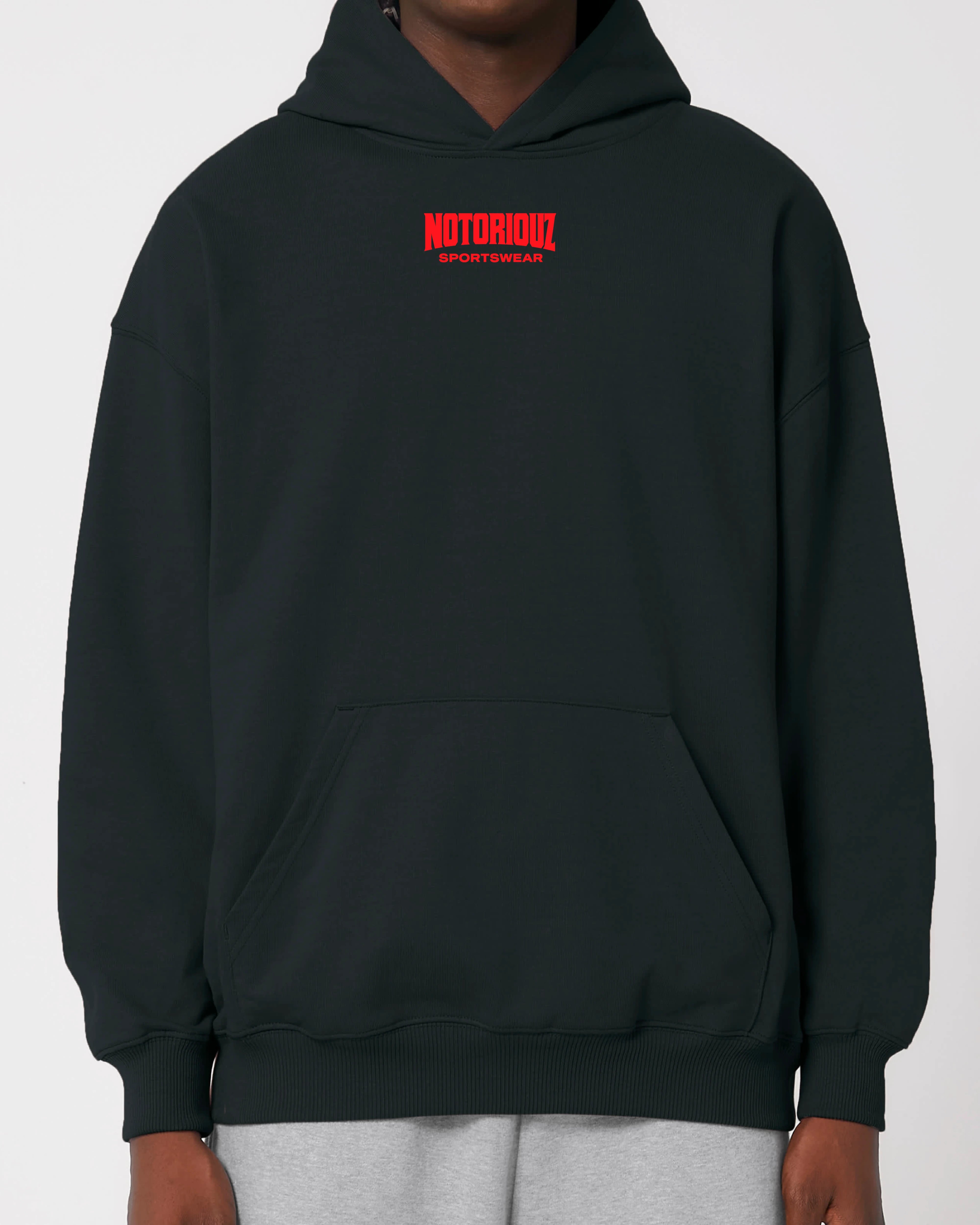 Oversized Hoodie Built in Iron | Notoriouz Sportswear