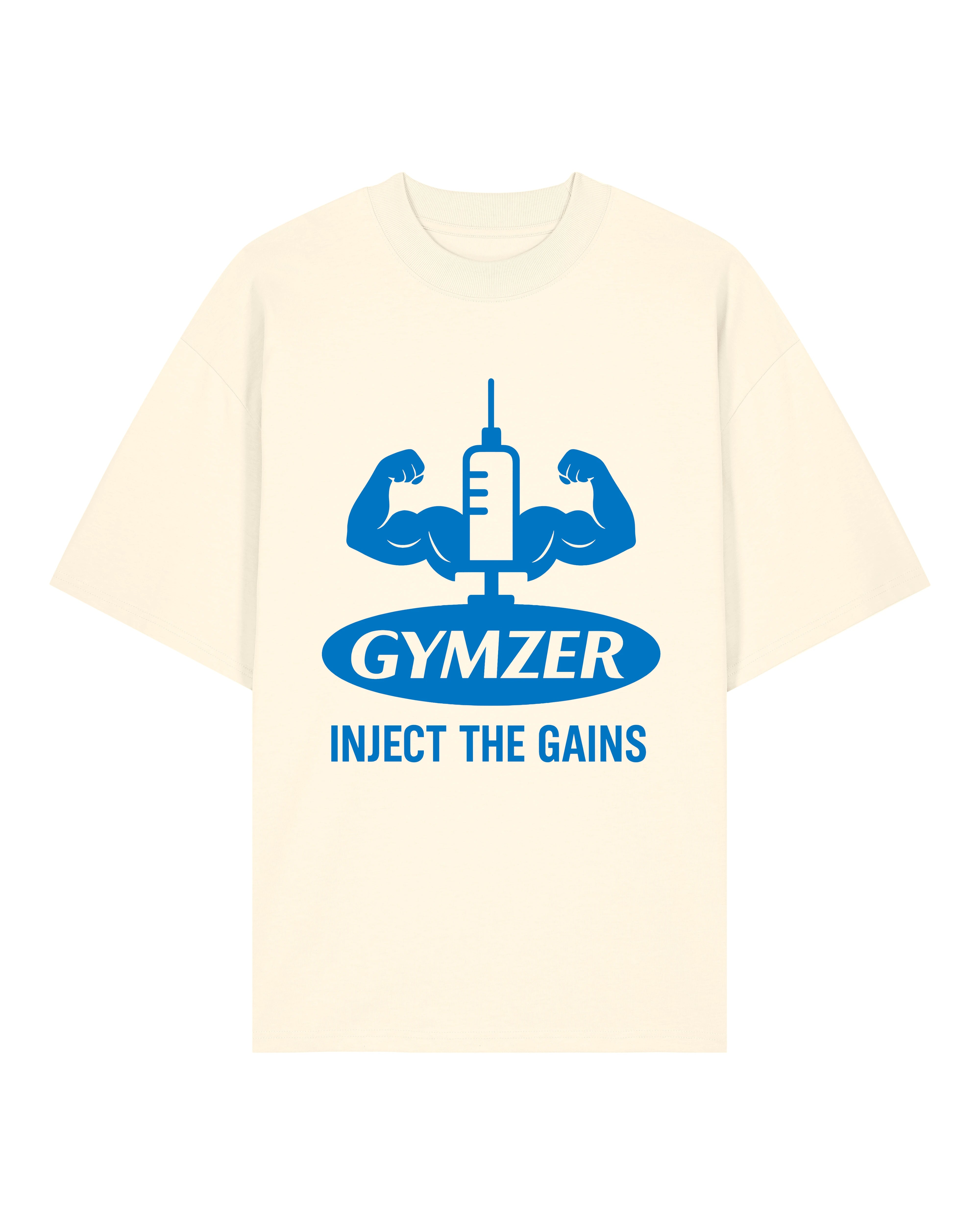 GYMZER Oversized Pumpcover Shirt | Inject the Gains | GhostGym