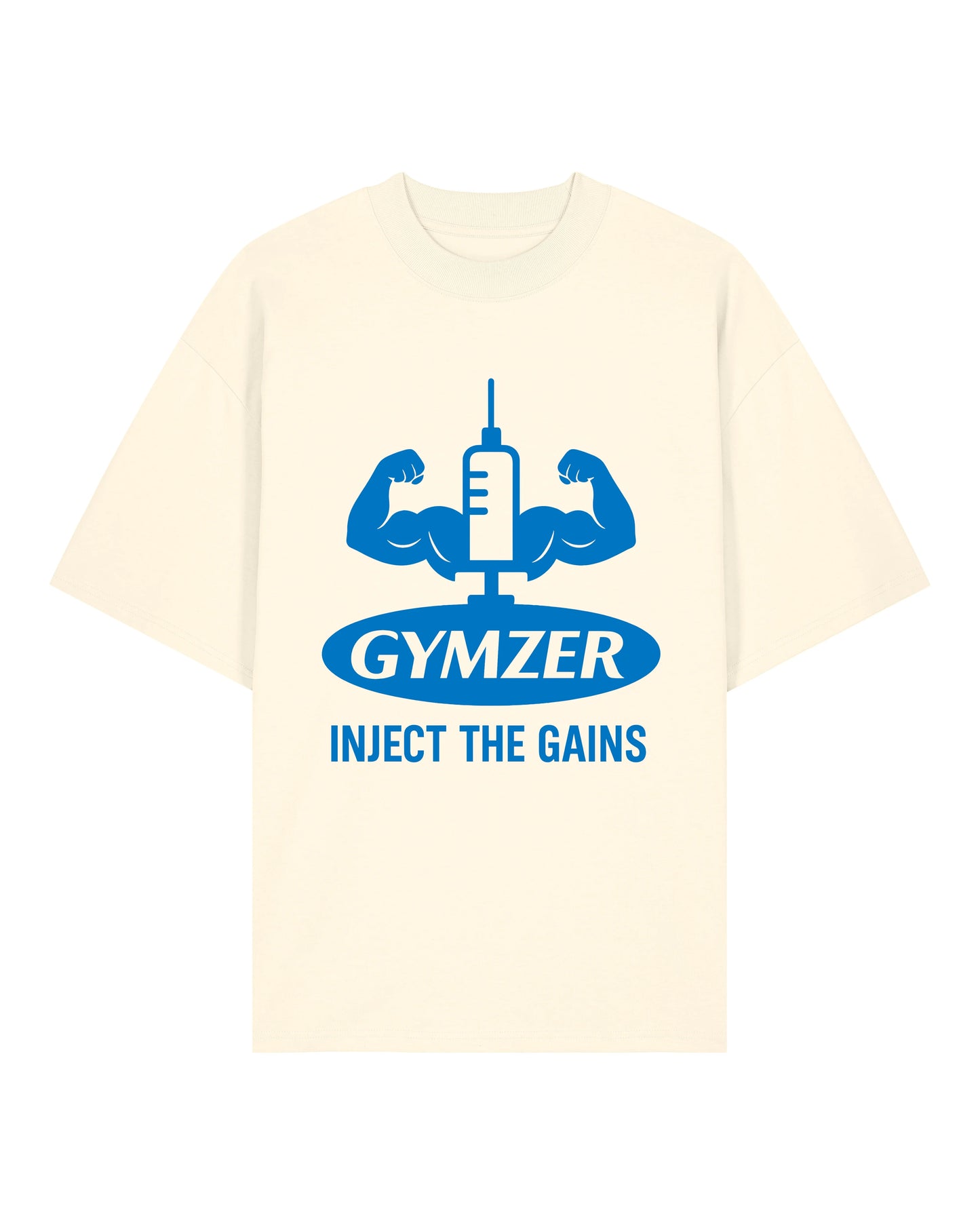 GYMZER Oversized Pumpcover Shirt | Inject the Gains | GhostGym