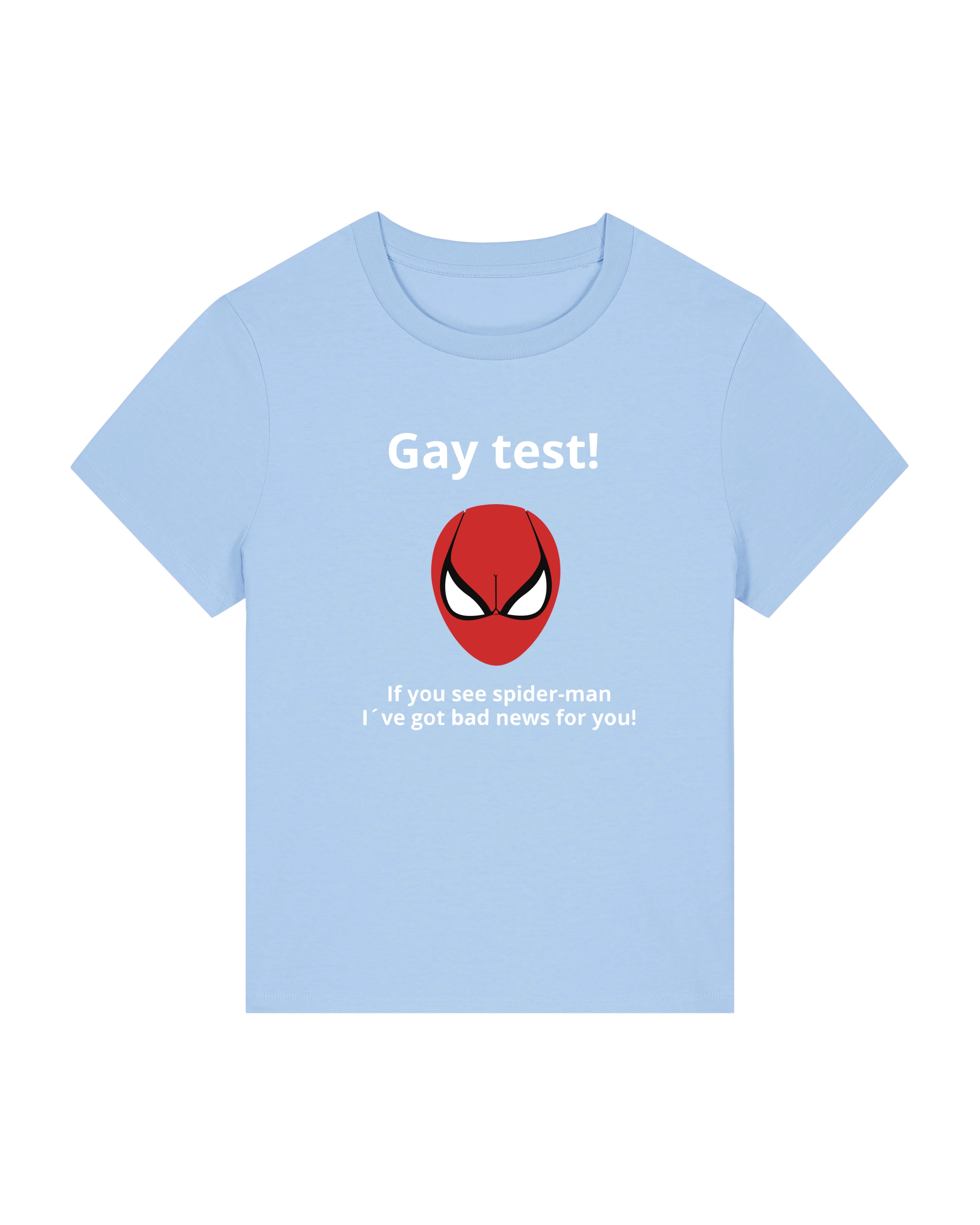 Gay Test Shirt Damen – Lustiges Spider Design | Teeflix