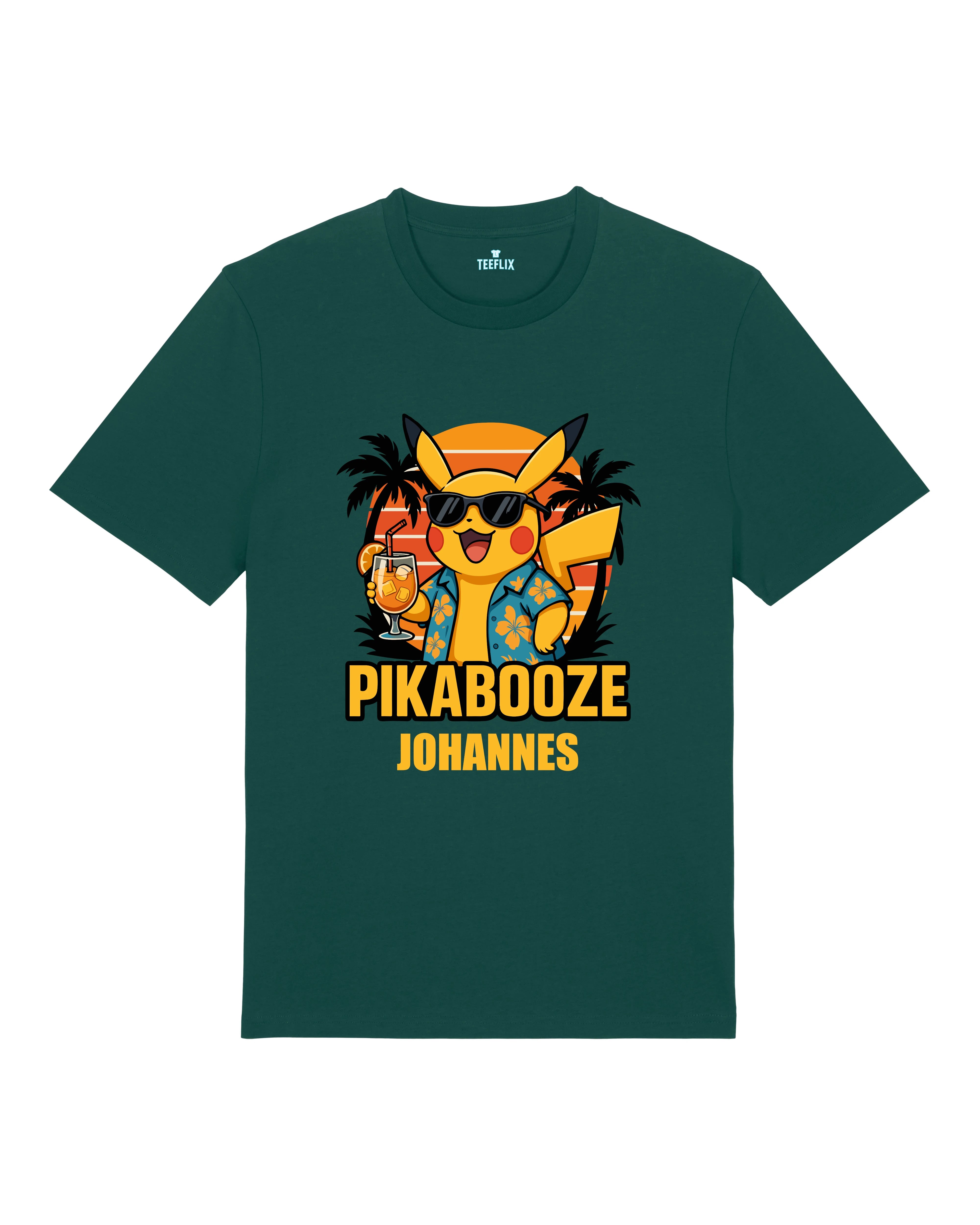 Lustiges JGA Shirt Pikabooze personalisierbar | Teeflix