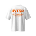 ATHLETE OVERSIZED TEE WHITE ORANGE