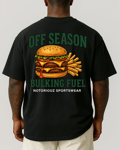 OFF SEASON “Bulking Fuel” Oversized T-Shirt | Notoriouz Sportswear