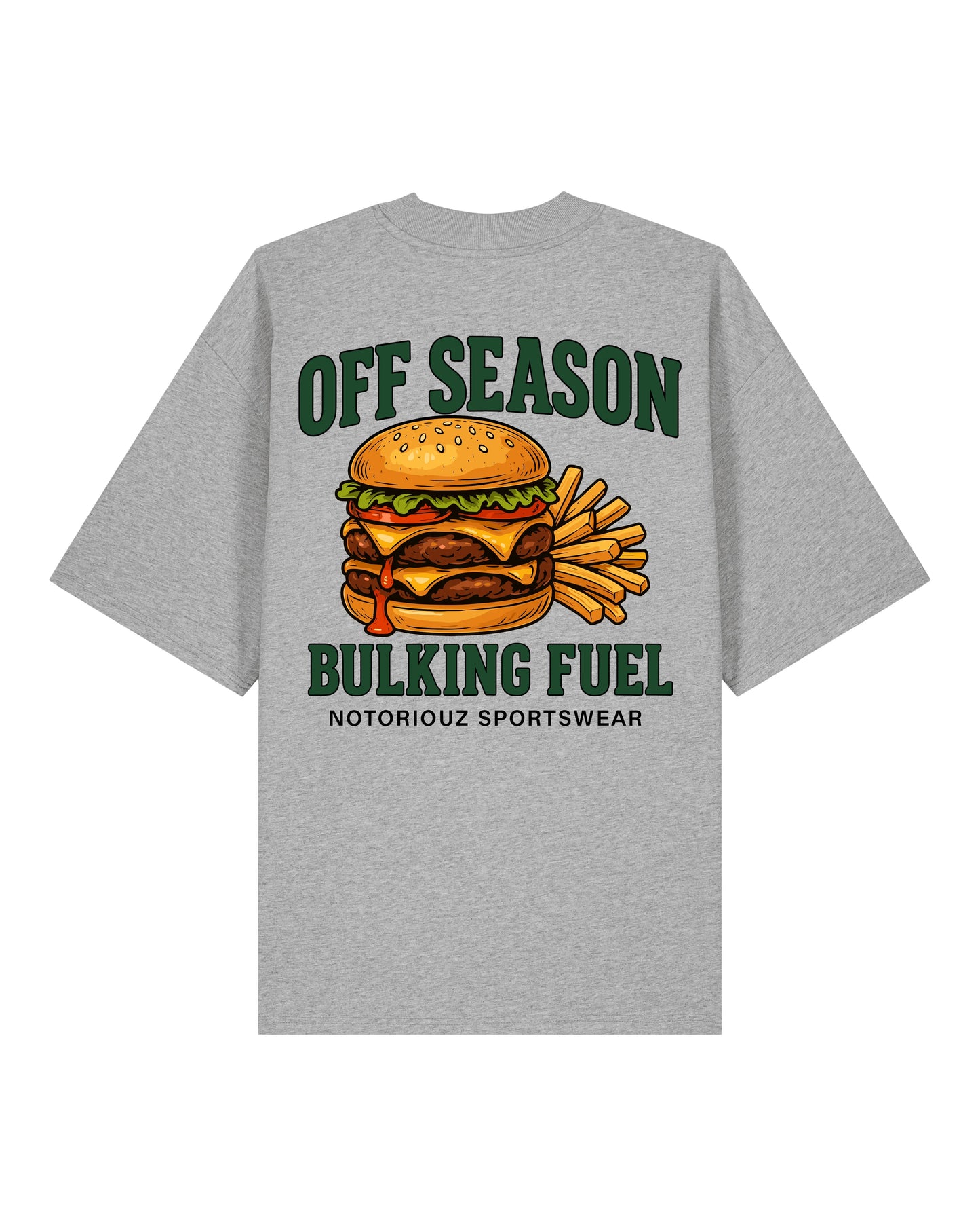 OFF SEASON “Bulking Fuel” Oversized T-Shirt | Notoriouz Sportswear
