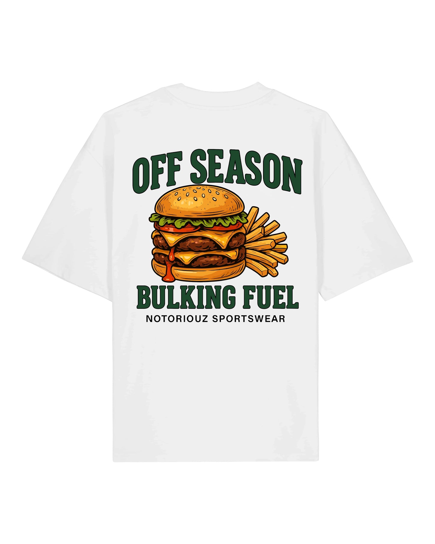 OFF SEASON “Bulking Fuel” Oversized T-Shirt | Notoriouz Sportswear