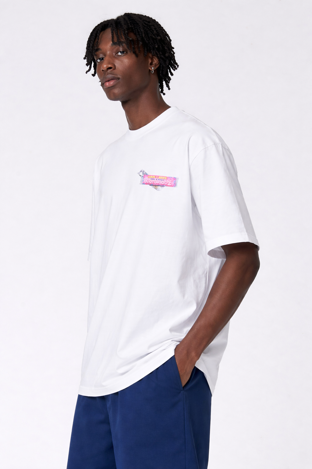 NTRZ BUBBLEGUM TEE WHITE