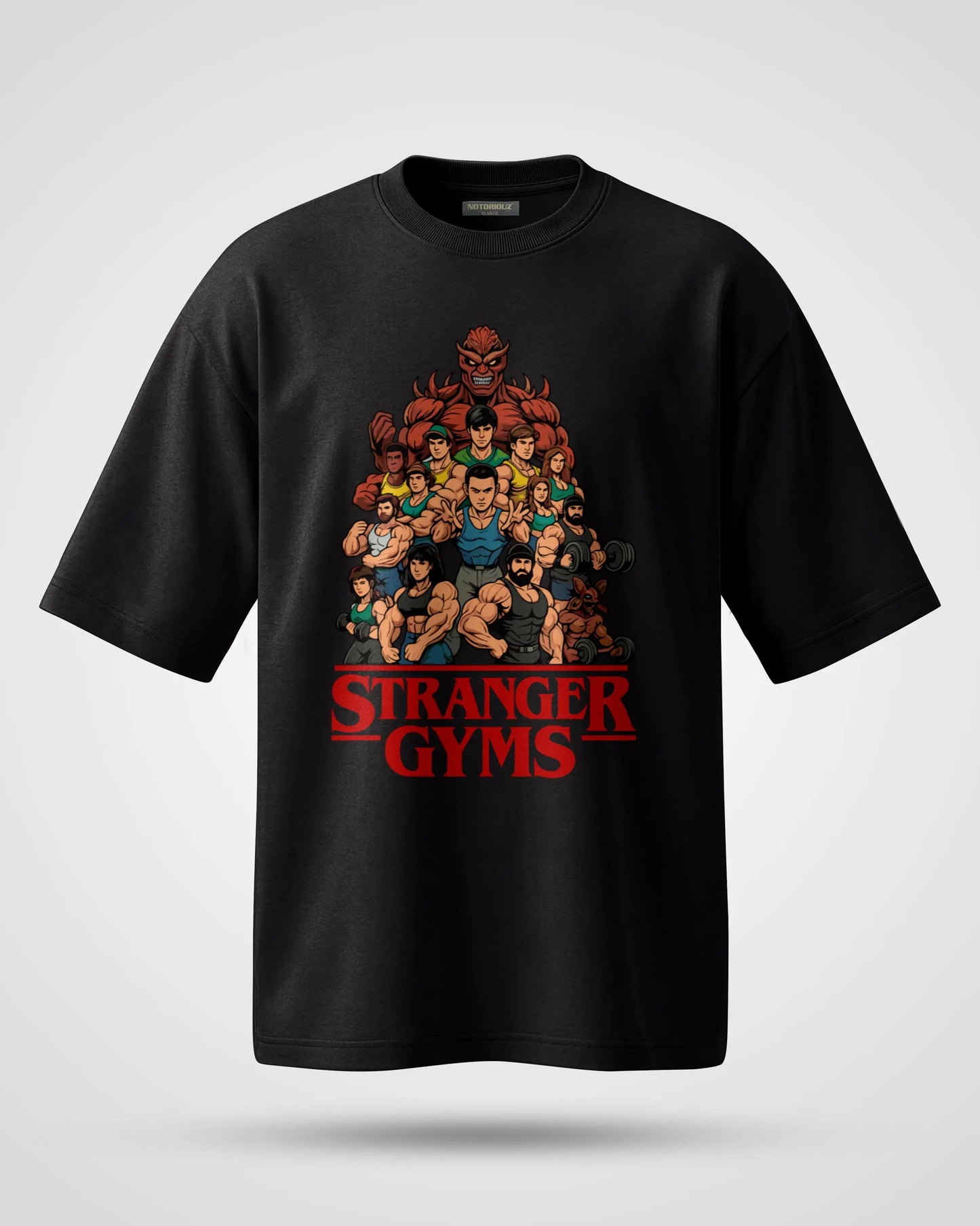STRANGES GYMS OVERSIZED TEE | GHOSTGYM