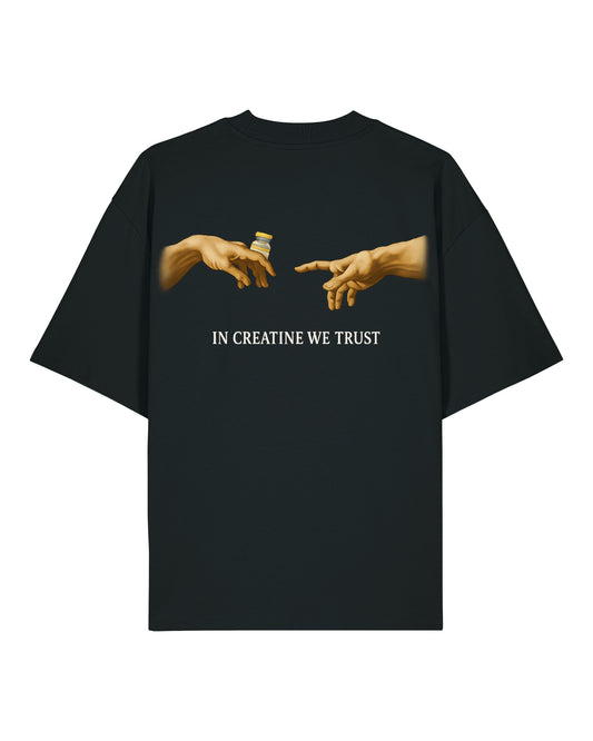 In Creatin We Trust (Back Print) Oversized Shirt / GhostGym Athletics