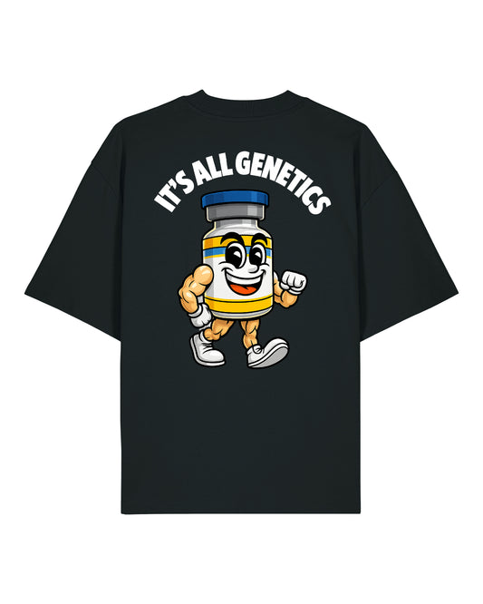 It´s All Genetics (Back Print) Oversized Shirt / GhostGym Athletics