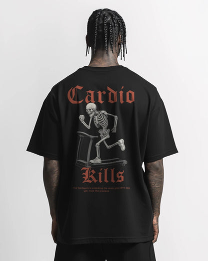 Cardio Kills (Back Print) Oversized Shirt / GhostGym Athletics