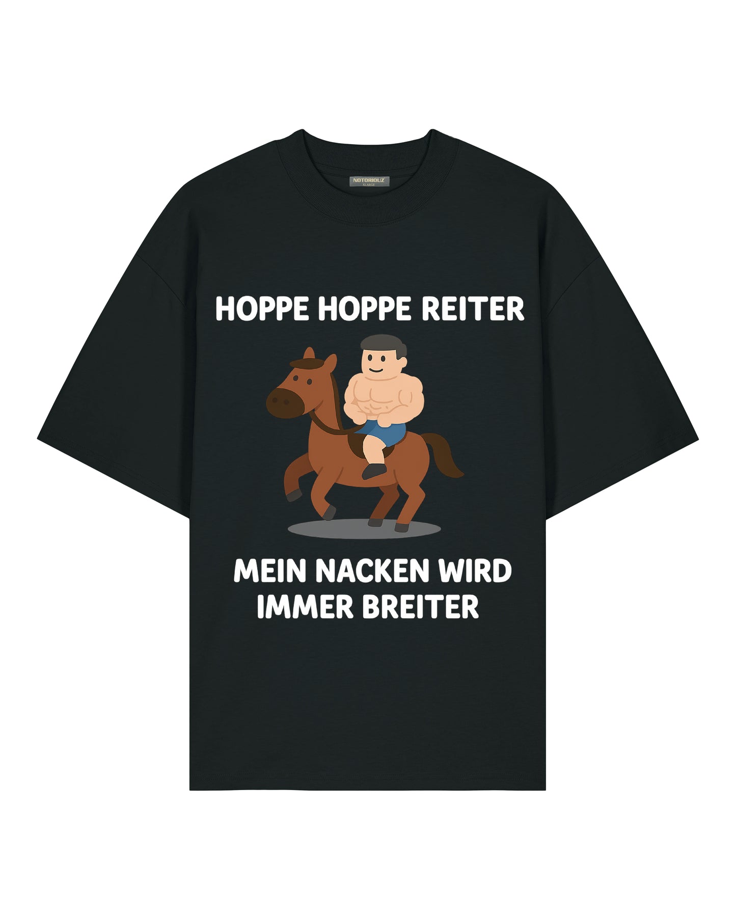 Hoppe Hoppe Reiter Oversized Shirt / GhostGym Athletics