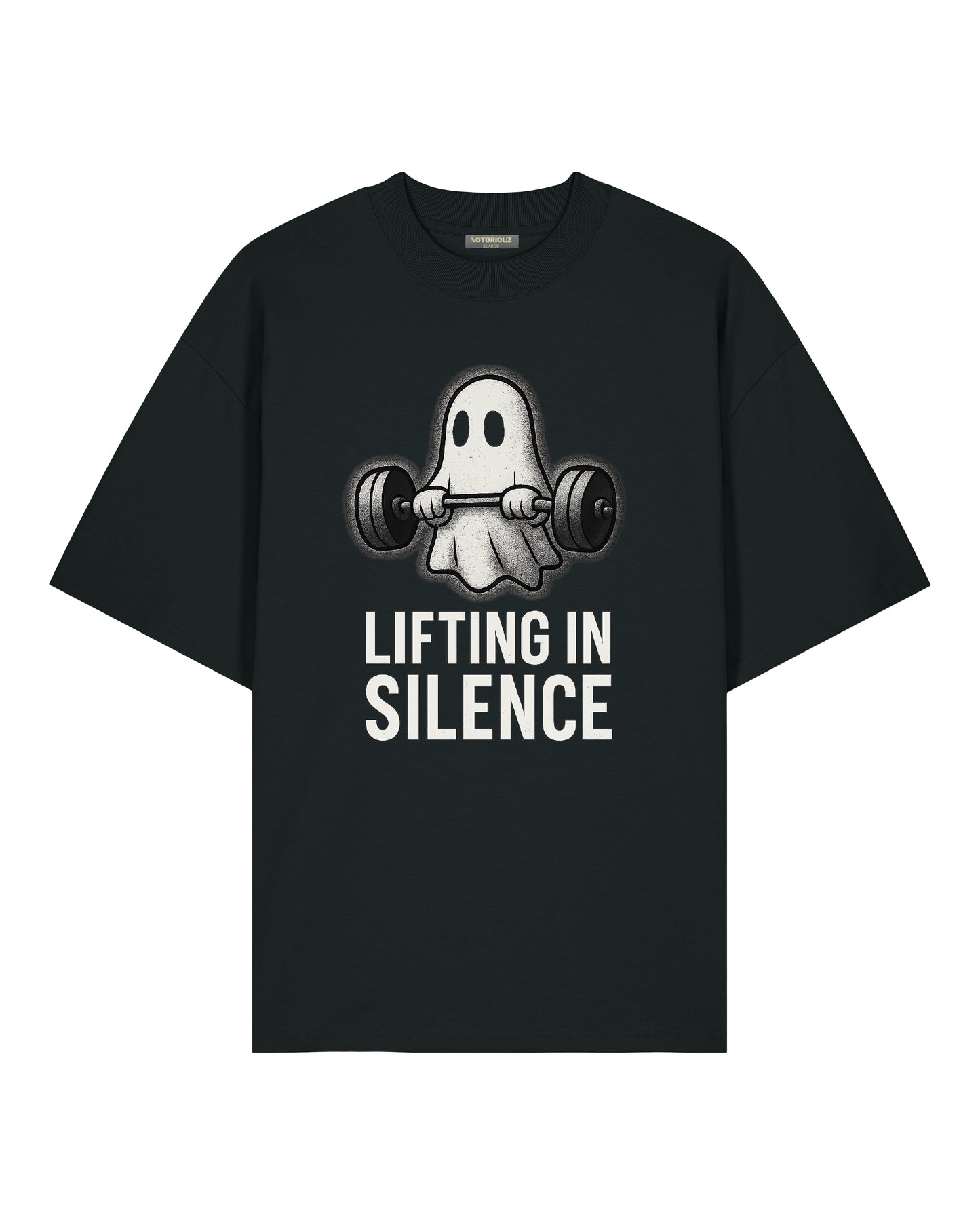 Lifting in Silence Oversized Shirt / GhostGym Athletics