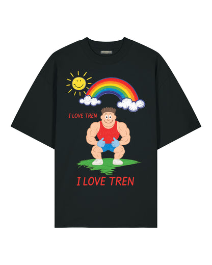 I Love Tren Oversized Shirt / GhostGym Athletics