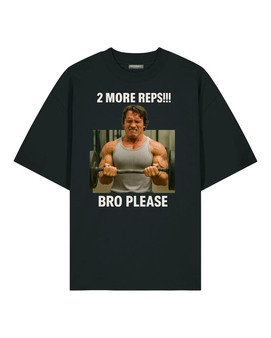 2 More Reps!! Arnold Oversized Shirt / GhostGym Athletics