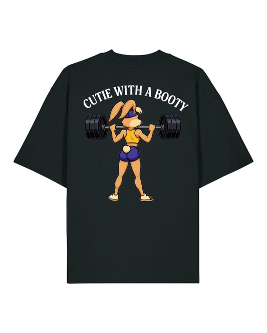 Cutie with a Booty (Back Print) Oversized Shirt / GhostGym Athletics
