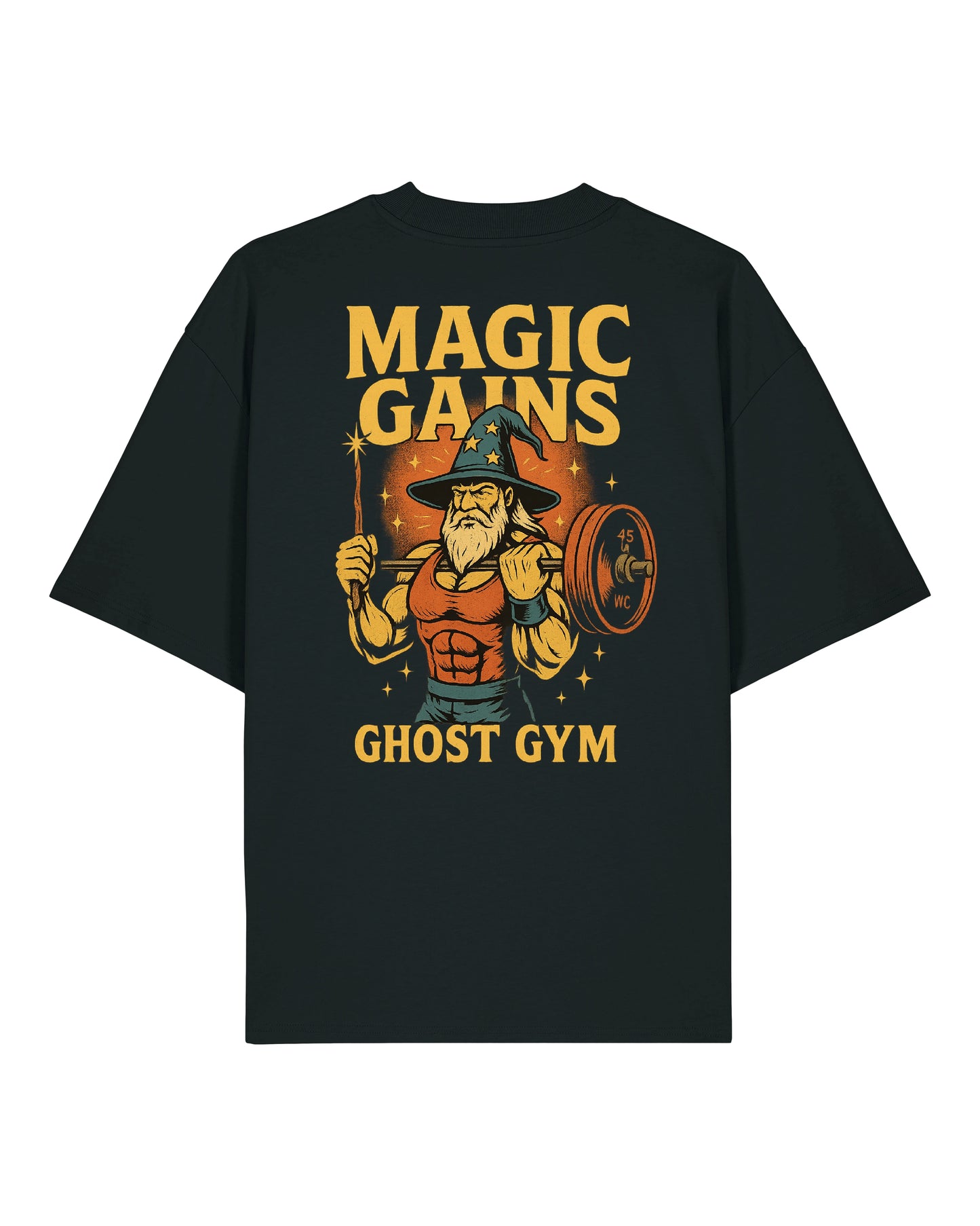 Magic Gains (Back Print) Oversized Shirt / GhostGym Athletics