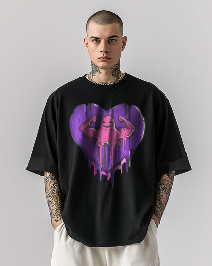 Geist Herz Oversized Shirt / GhostGym Athletics
