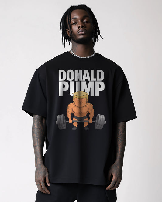 DONALD PUMP Oversized Shirt / GhostGym Athletics