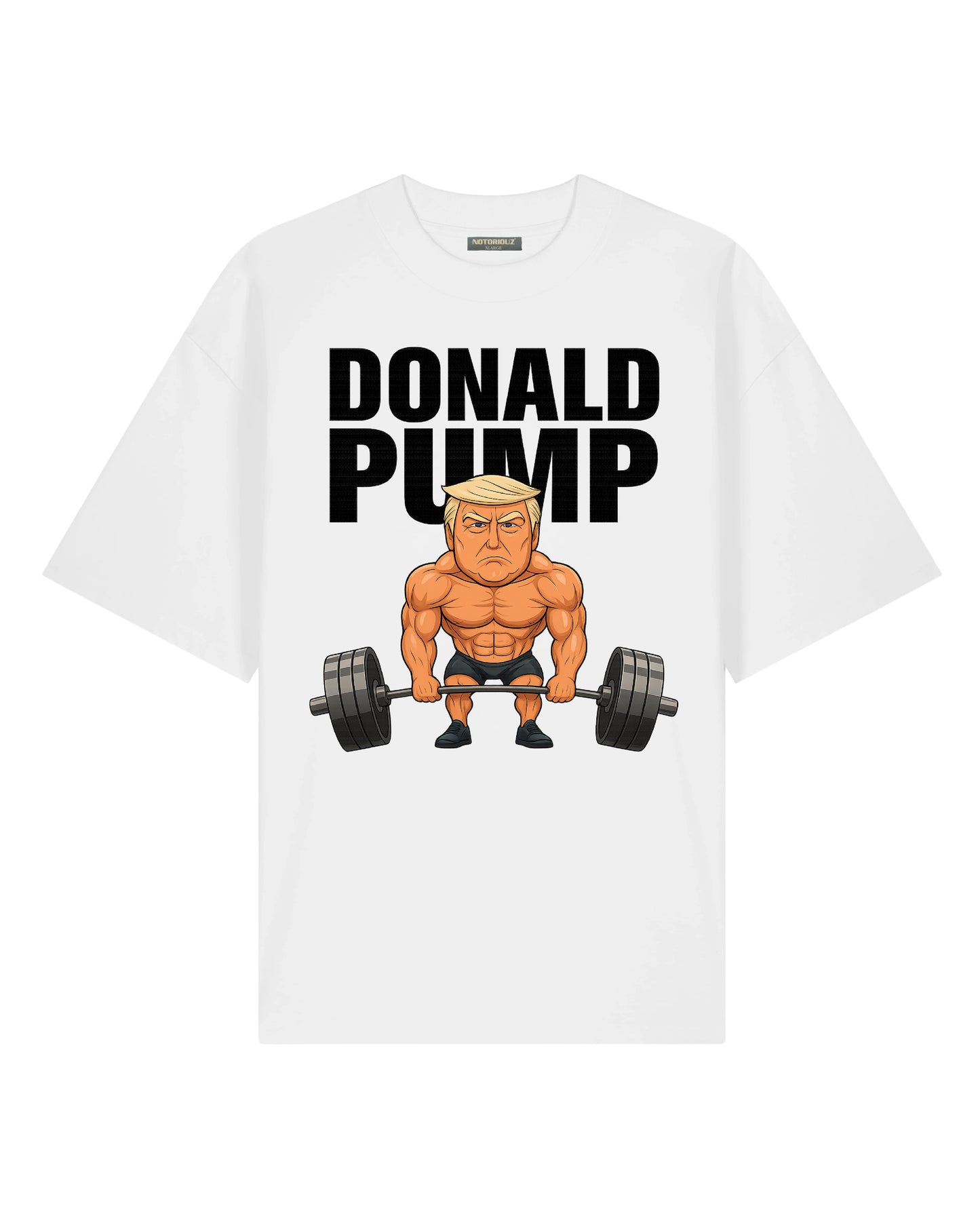 DONALD PUMP Oversized Shirt / GhostGym Athletics