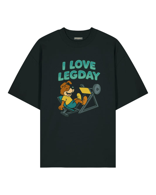 I Love Legday Oversized Shirt / GhostGym Athletics