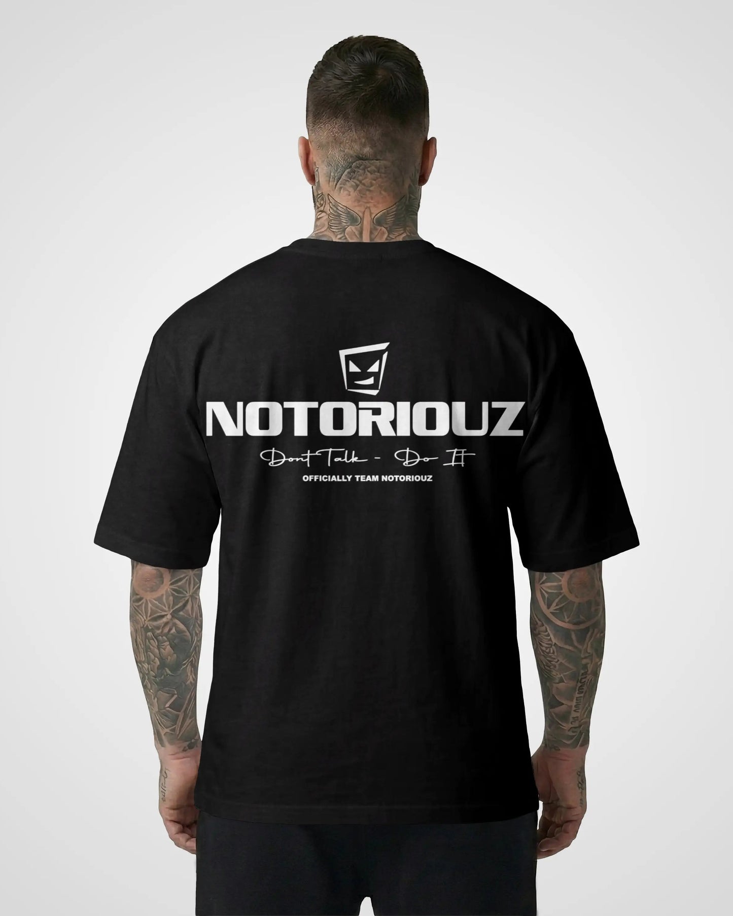 LOGO OVERSIZED TEE BLACK