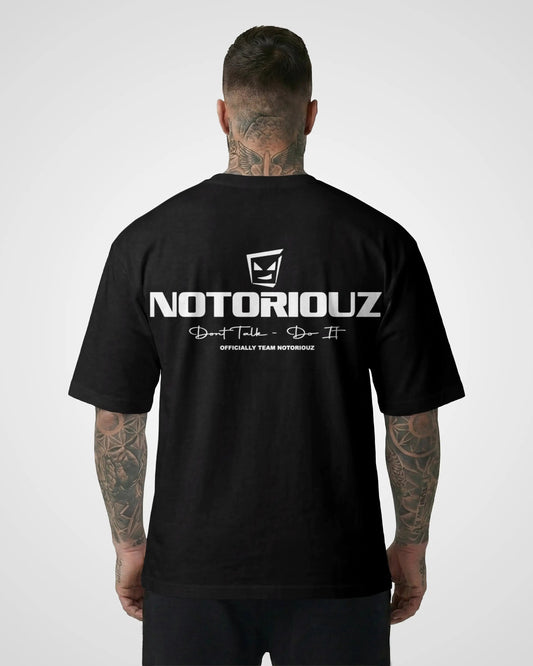 LOGO OVERSIZED TEE BLACK