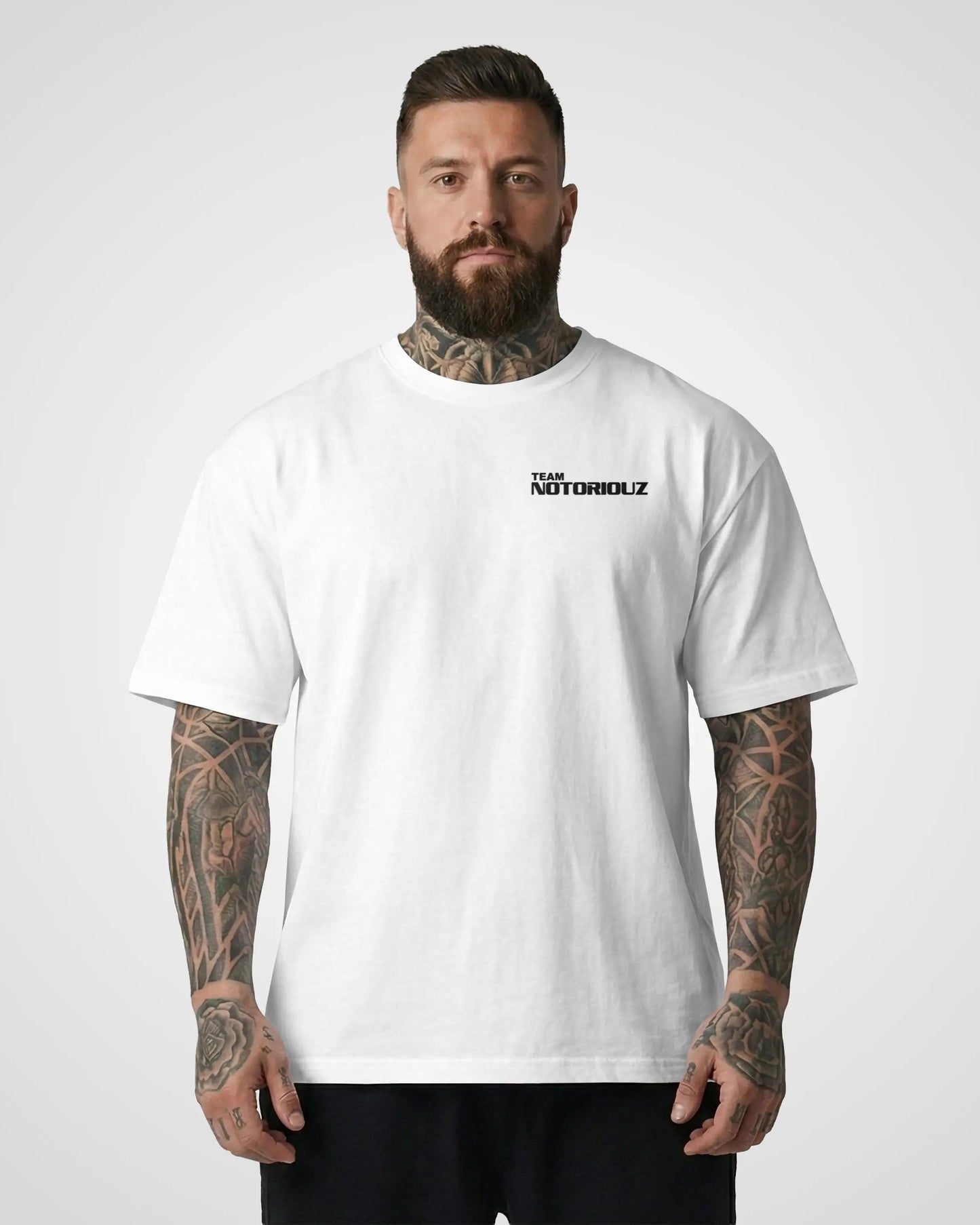 LOGO OVERSIZED TEE WHITE