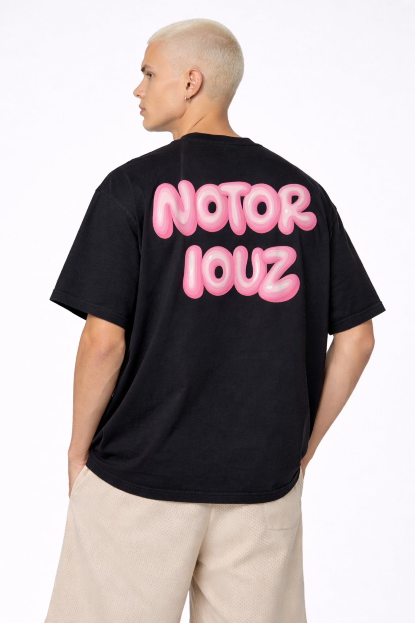 NTRZ BUBBLEGUM TEE BLACK