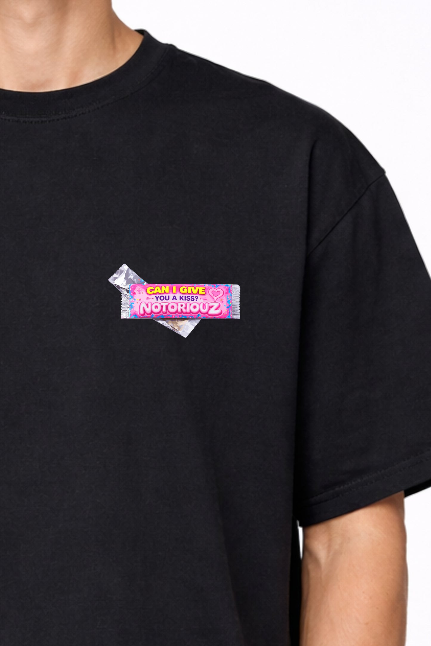 NTRZ BUBBLEGUM TEE BLACK