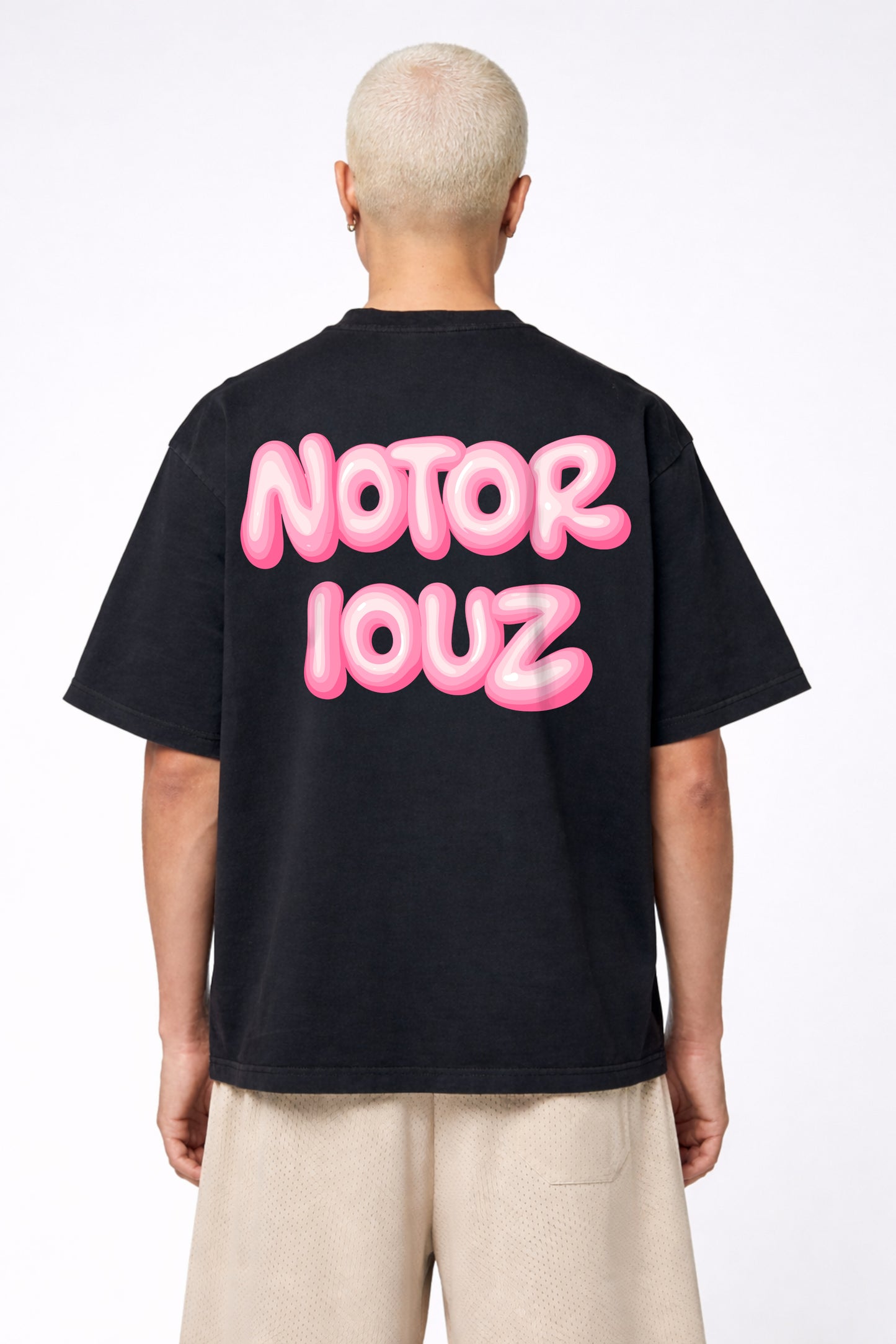 NTRZ BUBBLEGUM TEE BLACK