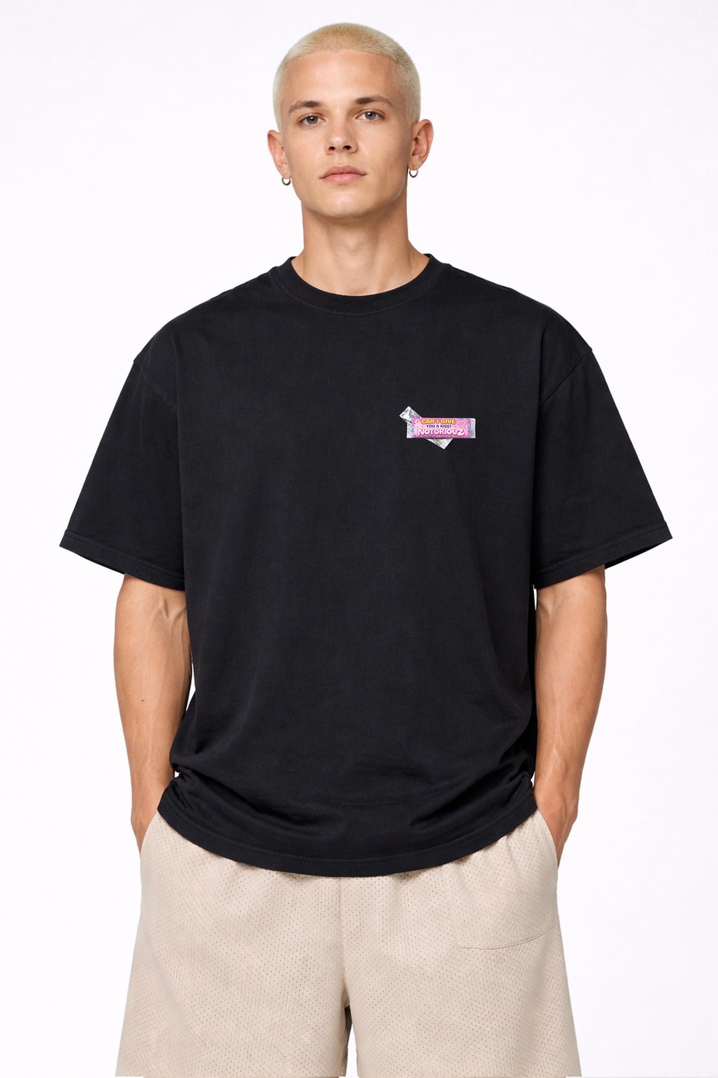 NTRZ BUBBLEGUM TEE BLACK