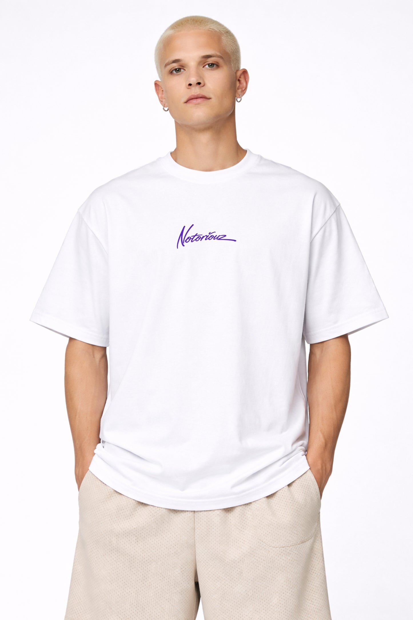 NTRZ NEVER GIVE UP TEE WHITE