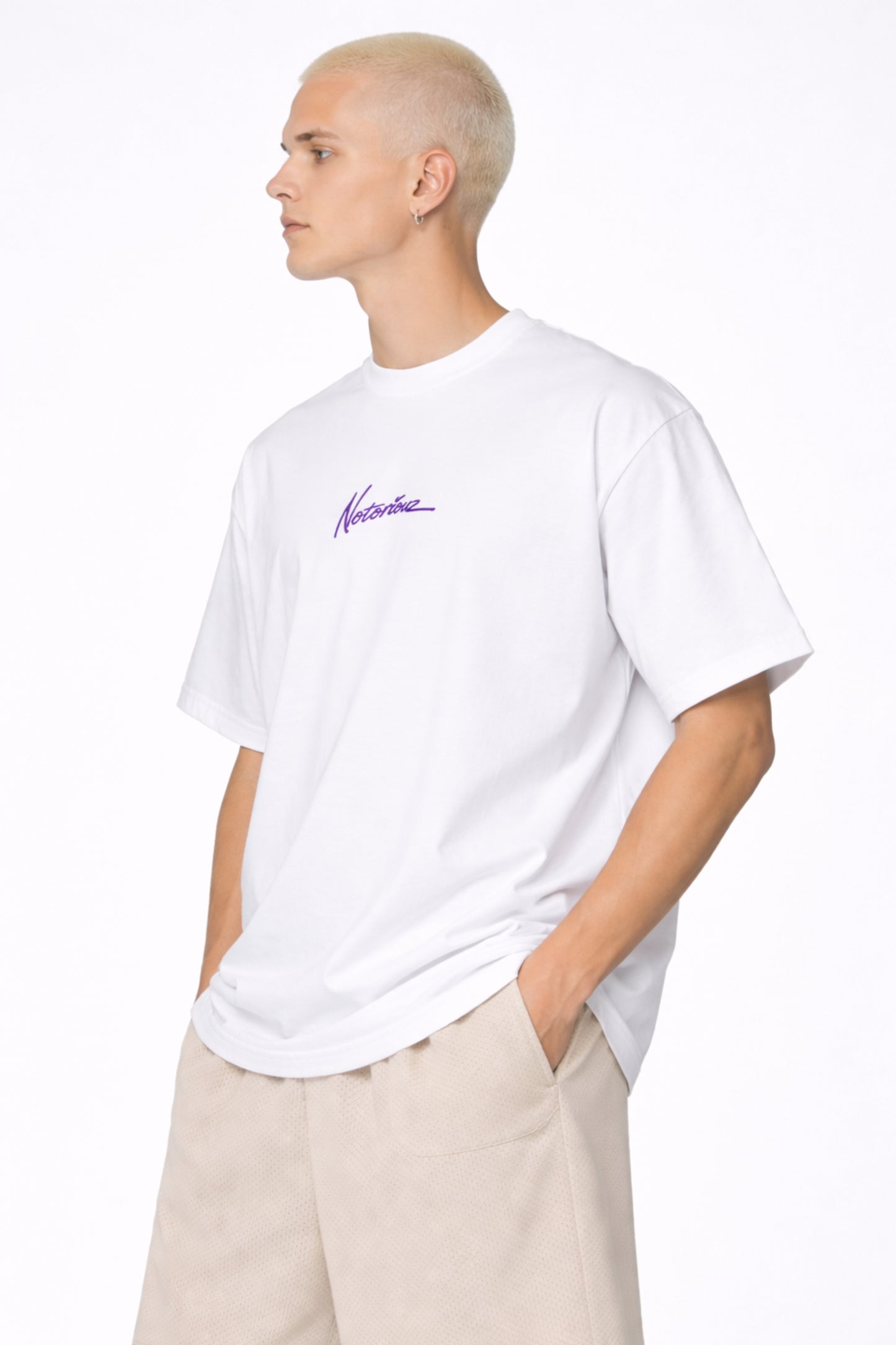 NTRZ NEVER GIVE UP TEE WHITE
