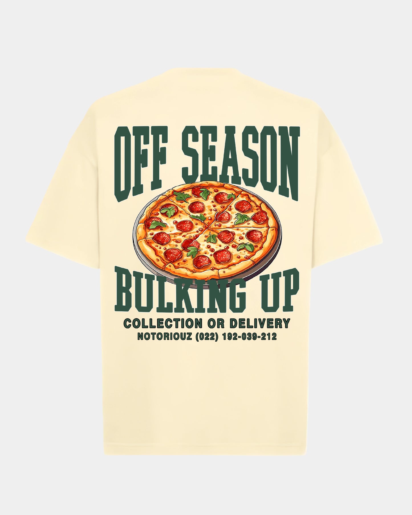 OFF SEASON Pizza Oversized Tee