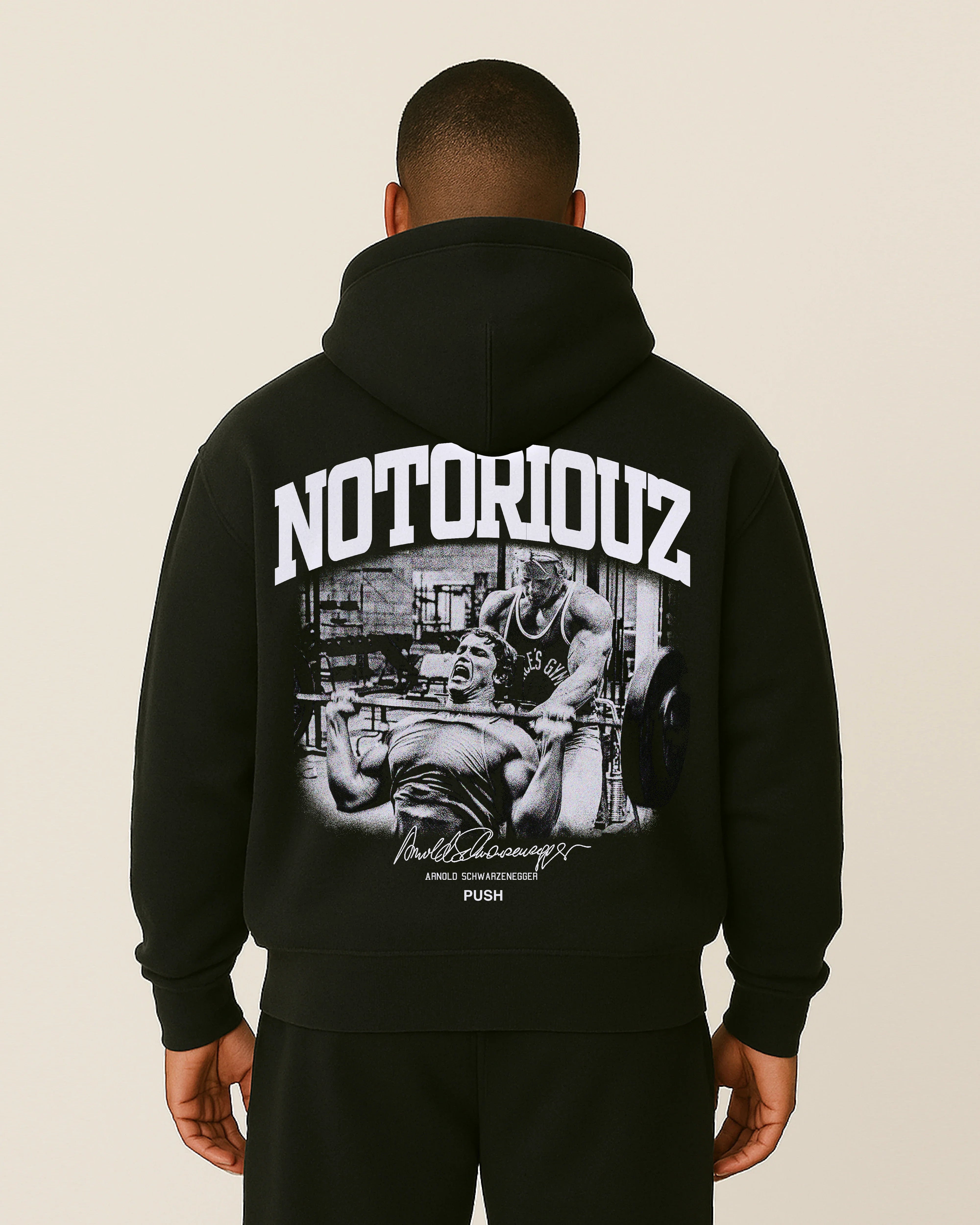 Push Oversized Hoodie | Notoriouz Sportswear