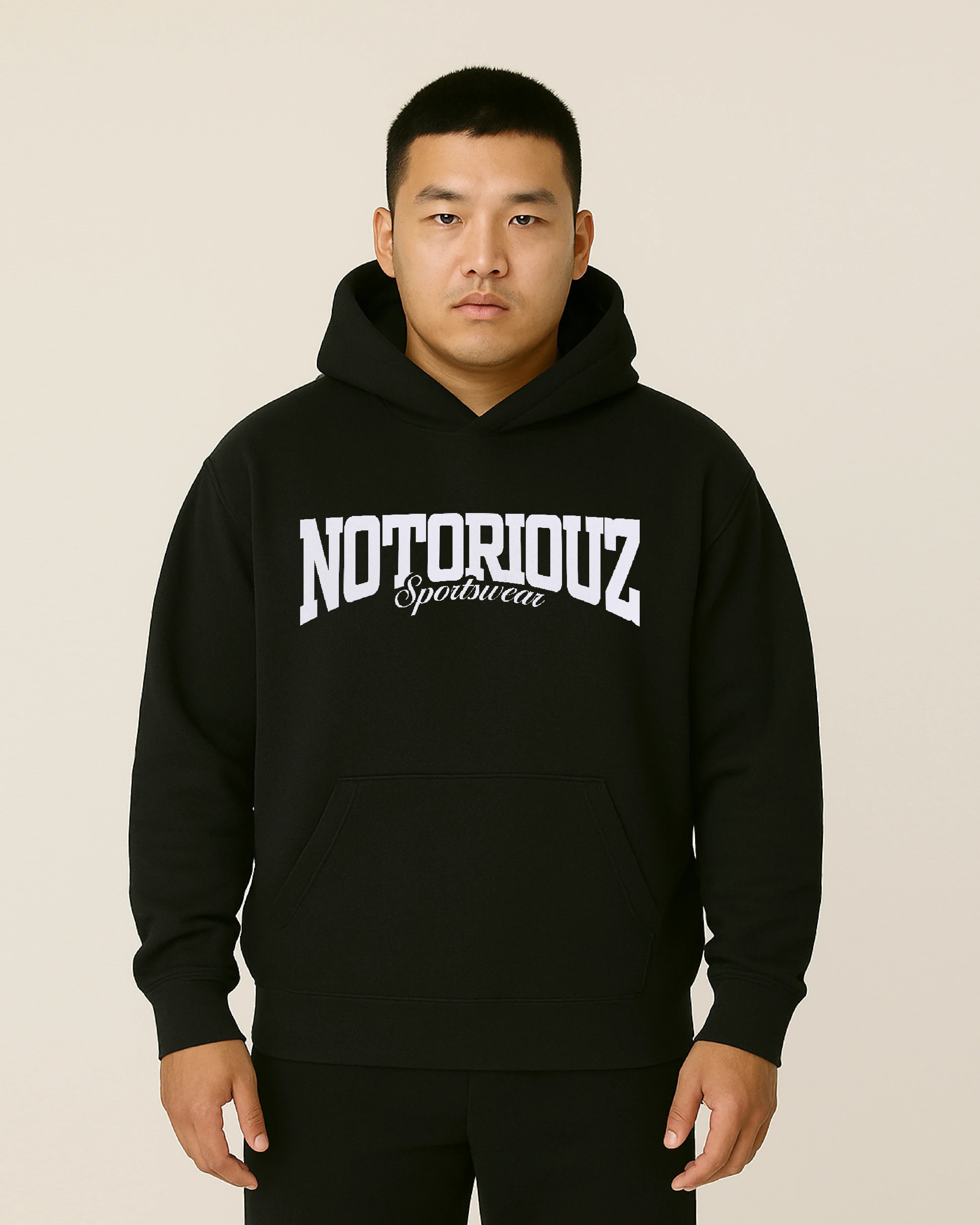 Push Pull Legs Basic Oversized Hoodie | Notoriouz Sportswear