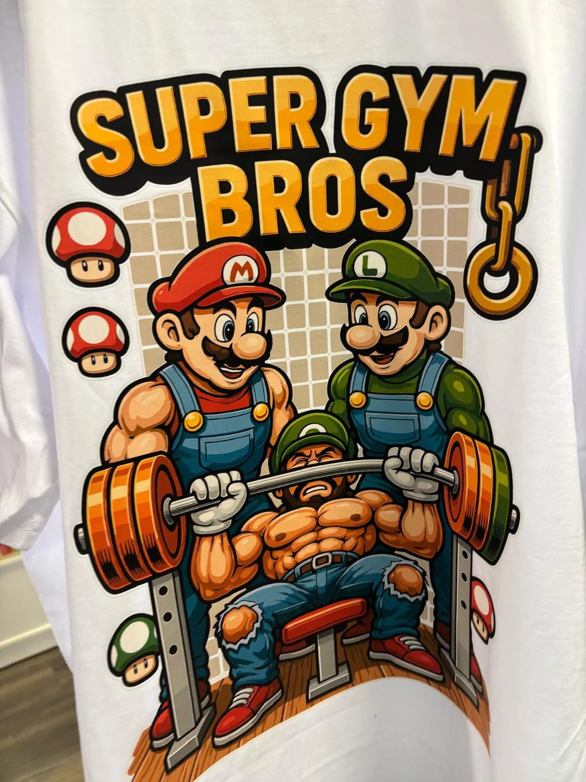 Super Gym Bros T-Shirt – Lustiges Pump Cover | GhostGym